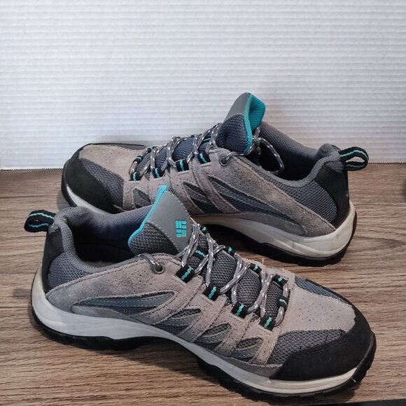 Columbia Crestwood Hiking / Tracking shoes graphite pacific rim women's size 9 - Picture 2 of 12